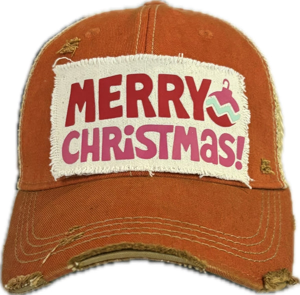 Merry Christmas with Ornament Hat
