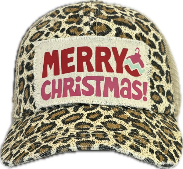 Merry Christmas with Ornament Hat