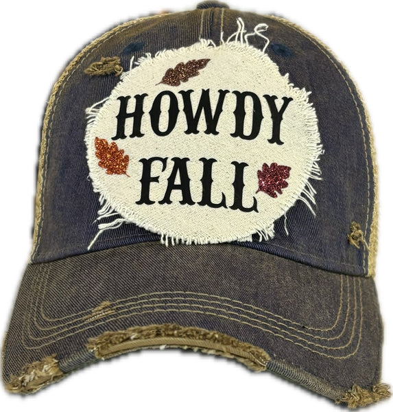 Howdy Fall Hat- Autum Hat