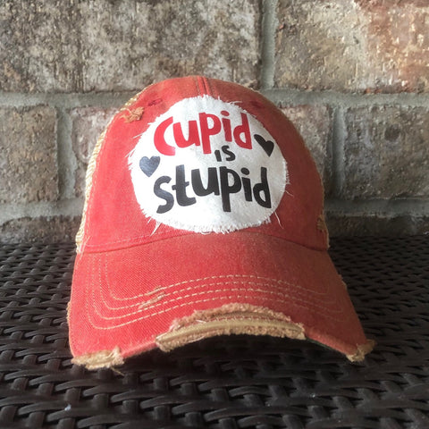 Cupid is Stupid Hat, Valentine's Day Hat