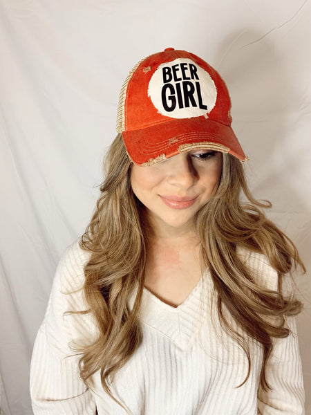 Beer Girl Hat, Women’s Ball Cap