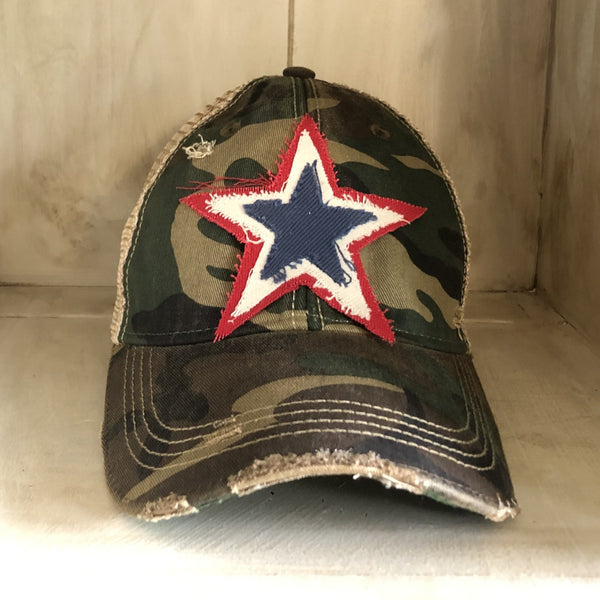 Star Hat, Red, White and Blue Hat