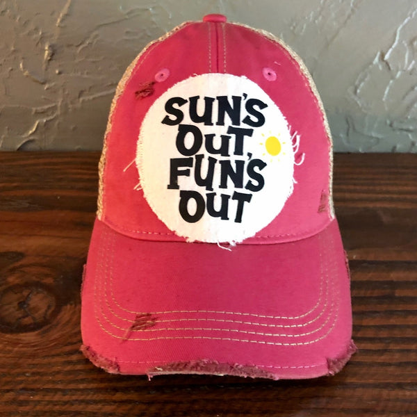 Sun's Out Fun’s Out Hat, Summer Hat