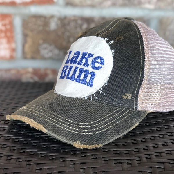 Lake Bum Hat, Lake Hat, Summer Hat